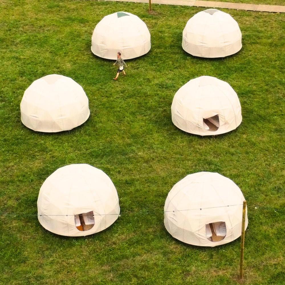 Oktoberfest Wiesn Camp Lodge Munchen Bagian luar foto